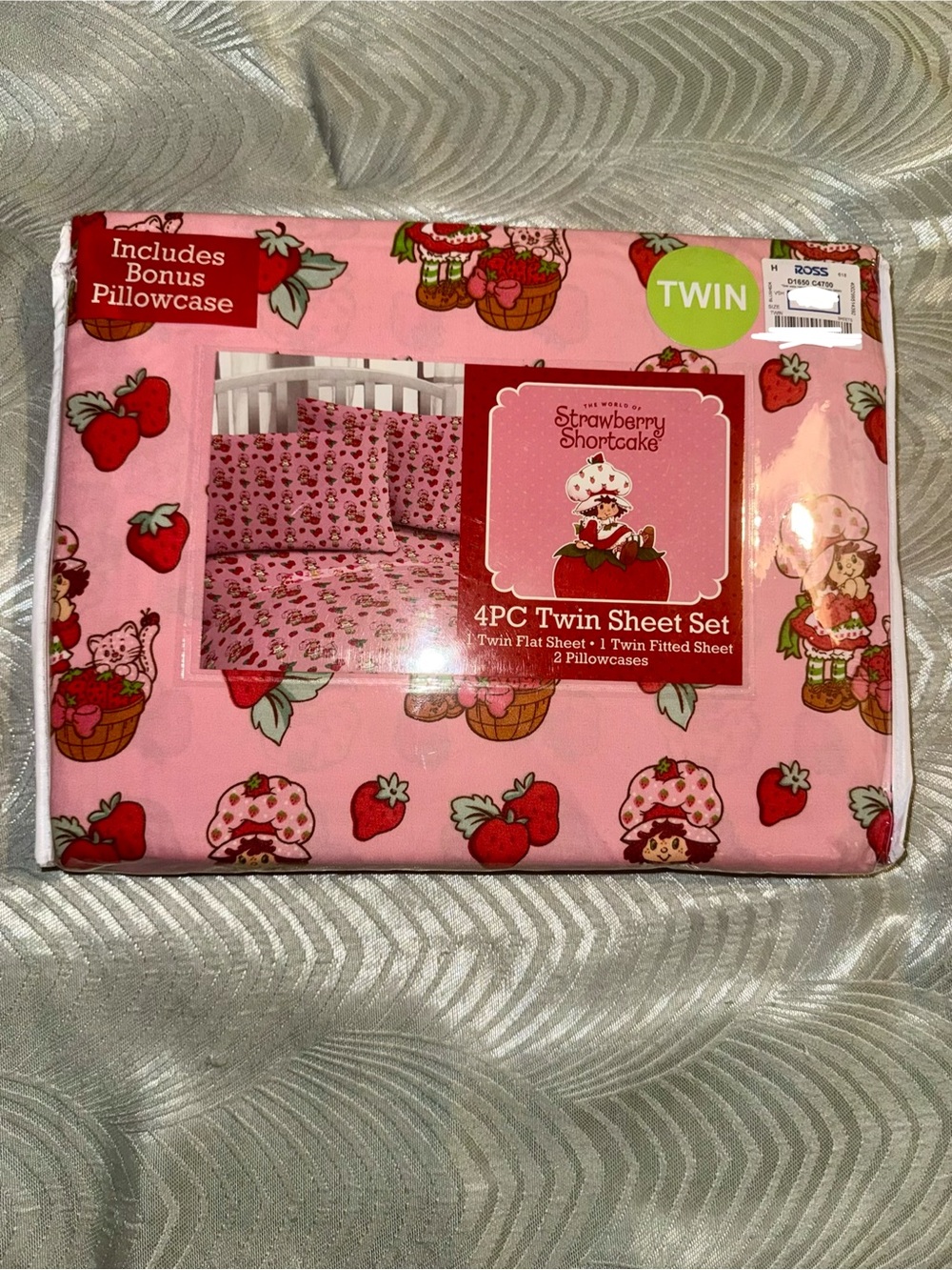 Strawberry Shortcake TWIN 4 pc Sheet Set